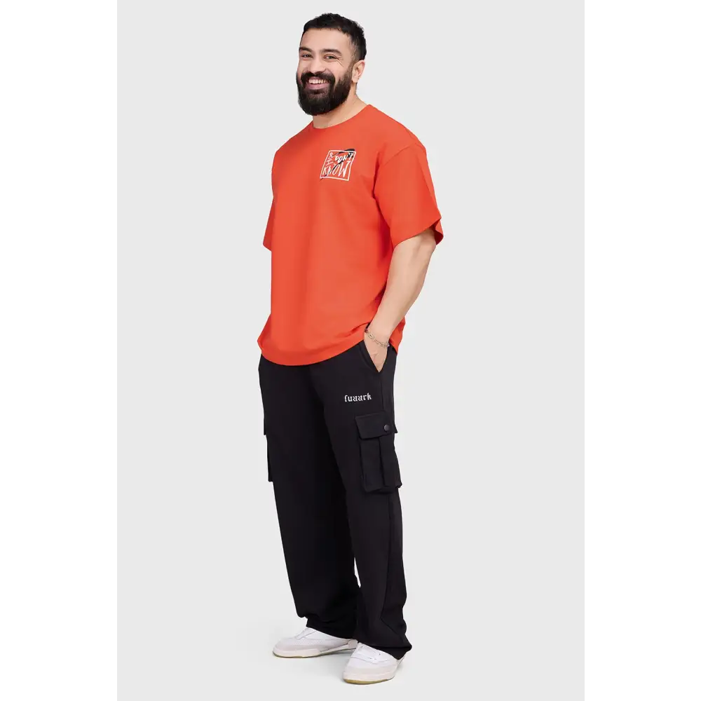 Dapper Oversized T-shirt Orange - Tshirts