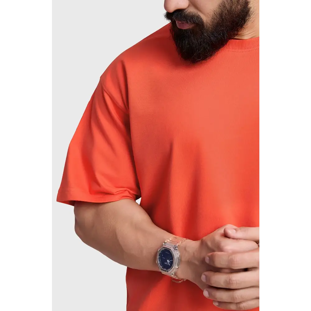 Dapper Oversized T-shirt Orange - Tshirts