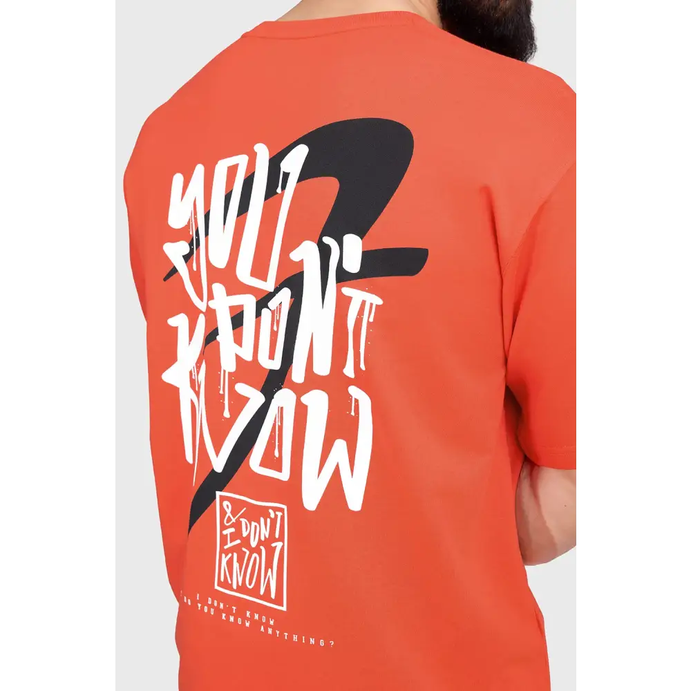 Dapper Oversized T-shirt Orange - Tshirts
