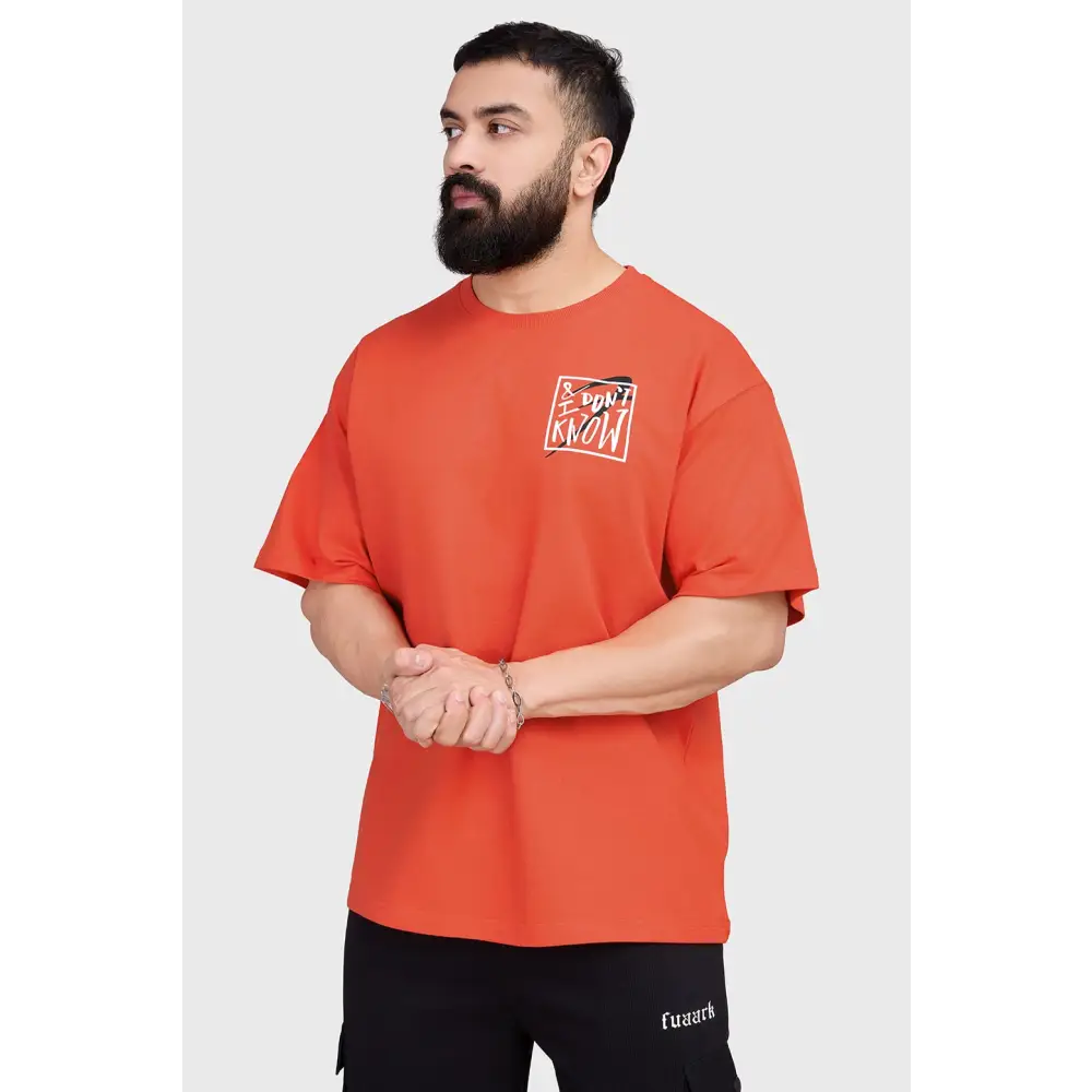 Dapper Oversized T-shirt Orange - Tshirts