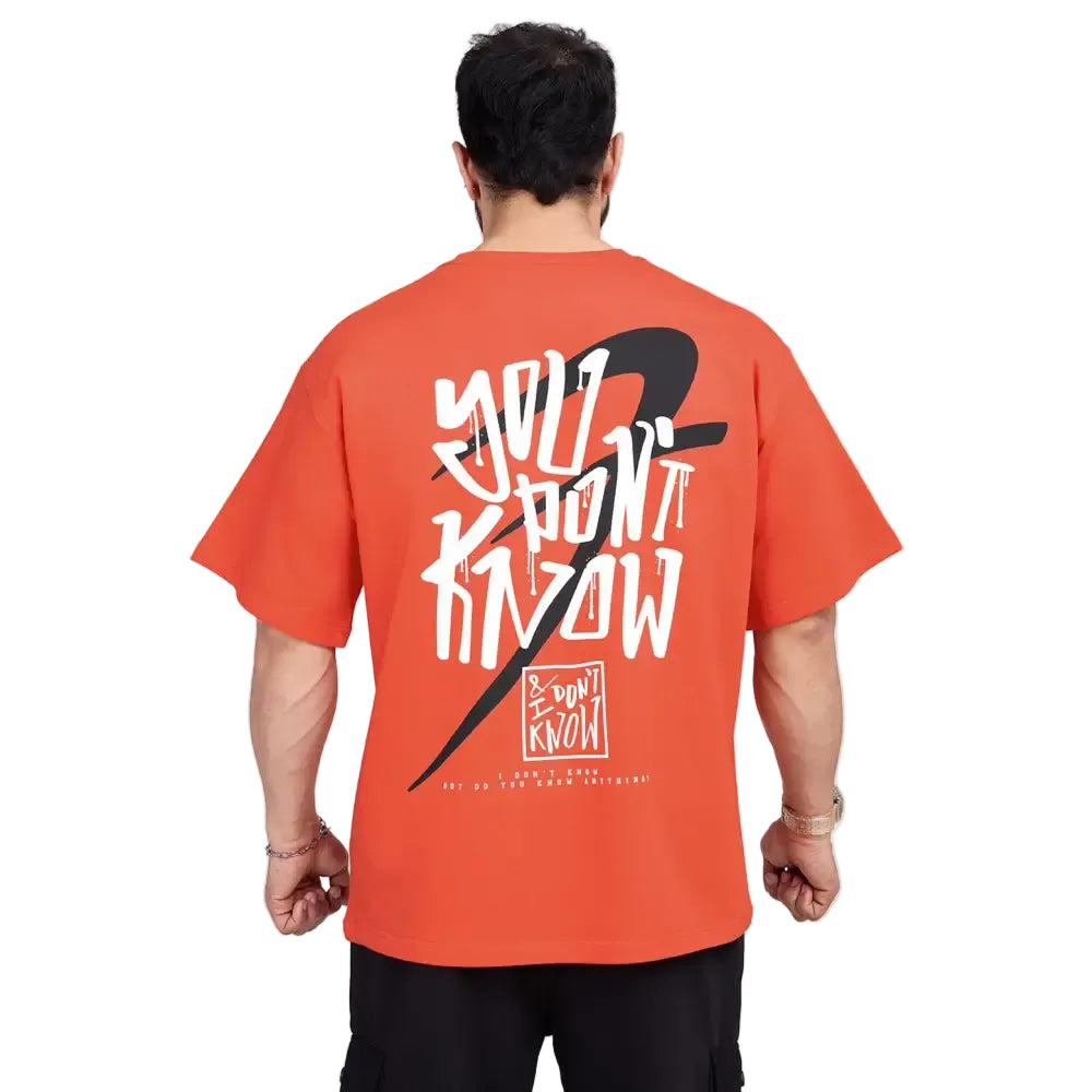 Dapper Oversized T-shirt Orange - Tshirts