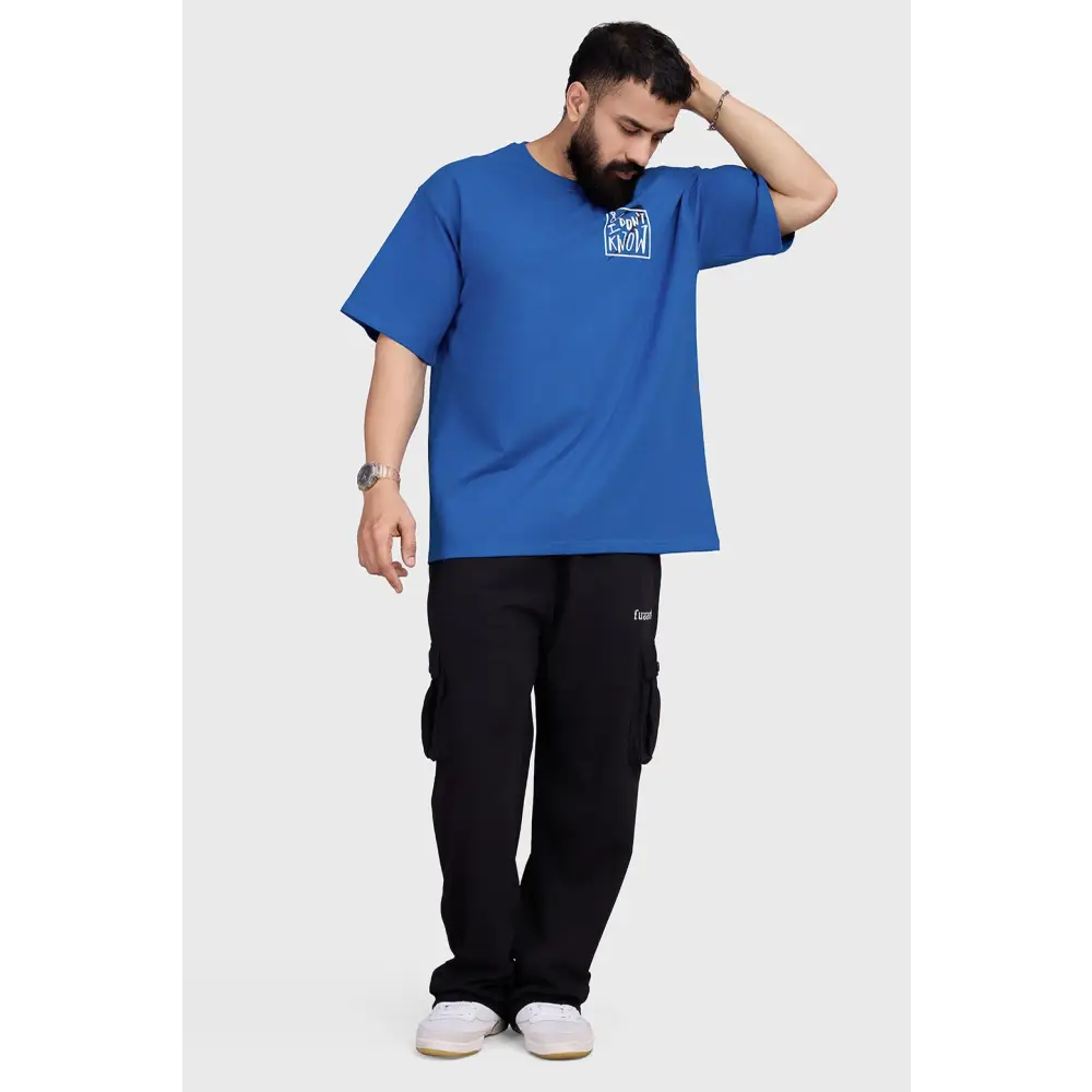 Dapper Oversized T-shirt Royal Blue - Tshirts