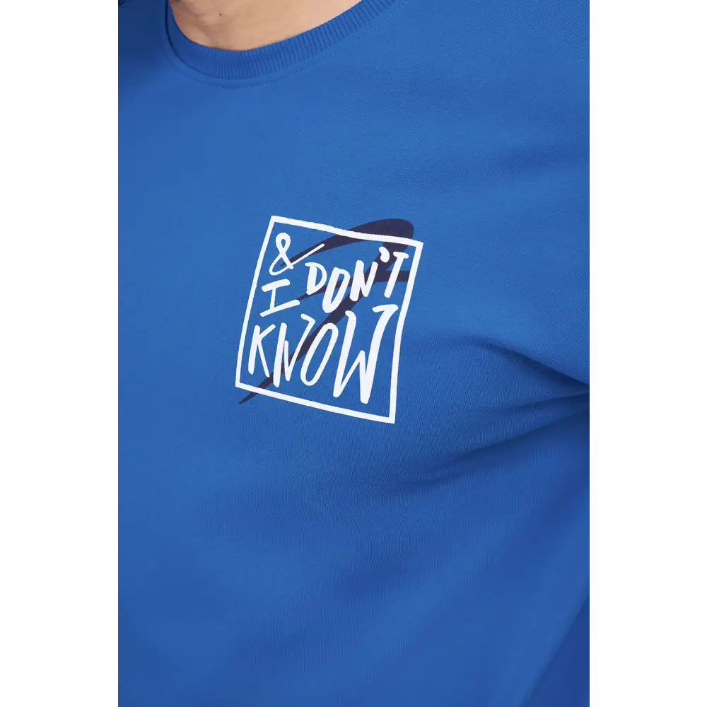 Dapper Oversized T-shirt Royal Blue - Tshirts