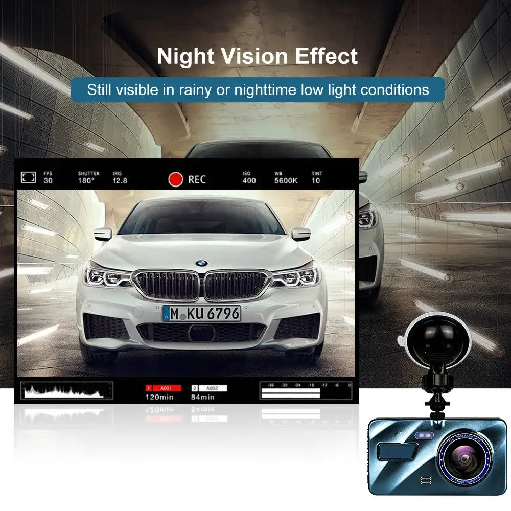 Dash Cam Full HD 1080P Car DVR Rear View Car Camera Video Recorder Car Accessories Night Vision Vehicle Black Box Auto