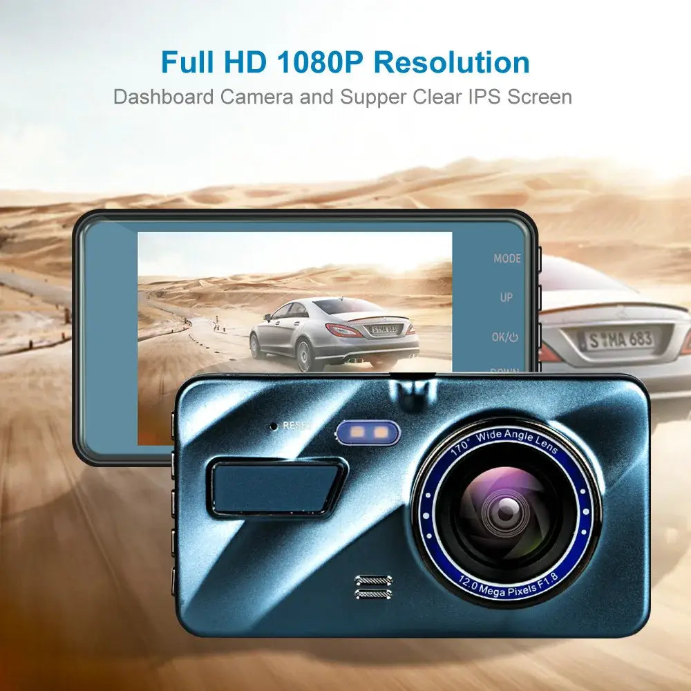 Dash Cam Full HD 1080P Car DVR Rear View Car Camera Video Recorder Car Accessories Night Vision Vehicle Black Box Auto