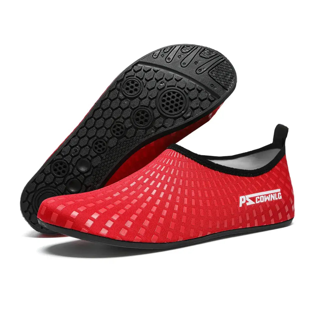 Unisex Diving & Aqua Shoes – Water Sports Sneakers - Red / 36 - SS