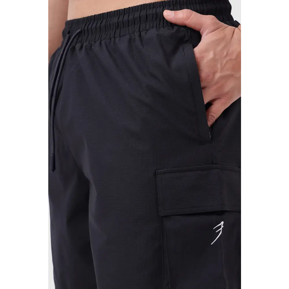 Delta Cargo Shorts Black - Shorts
