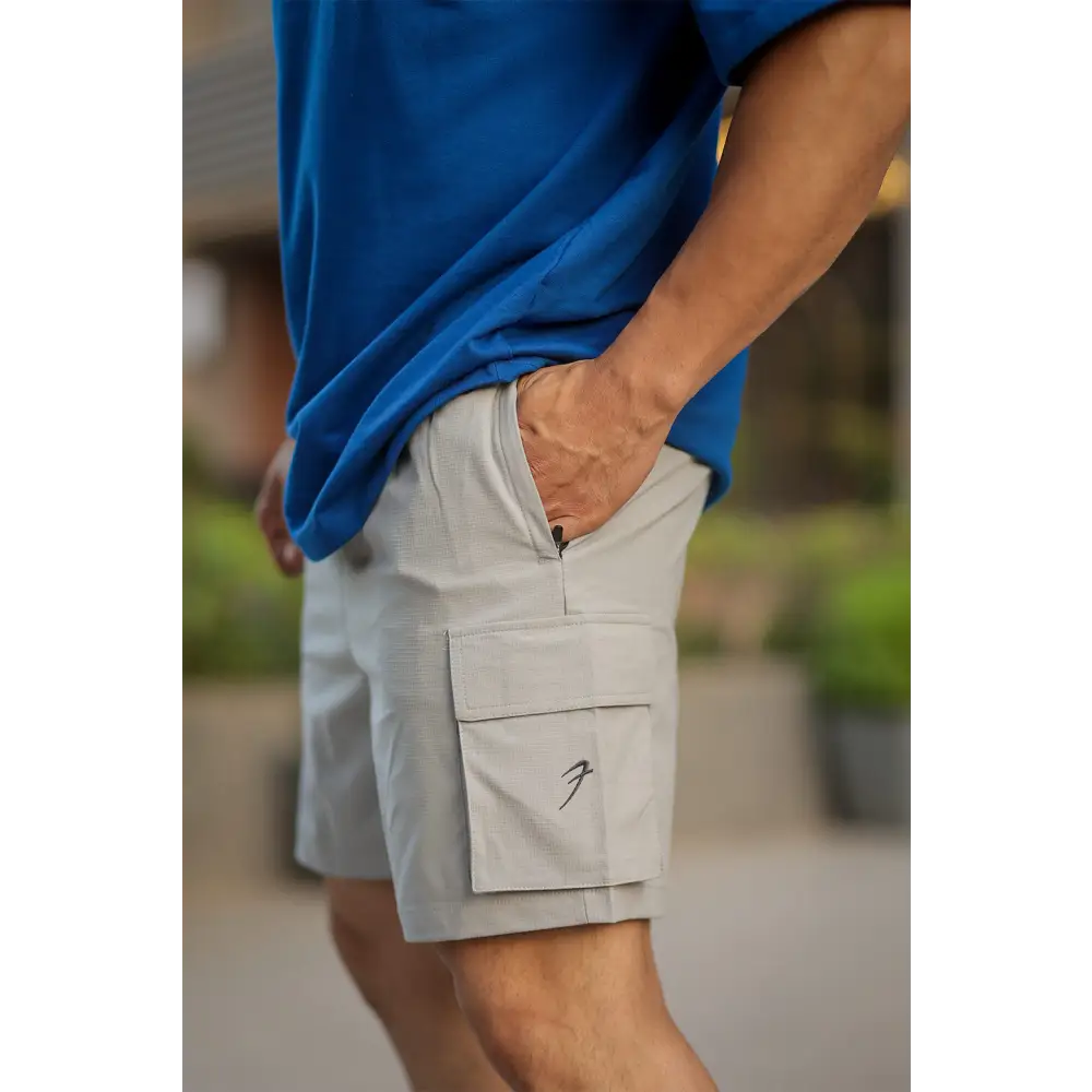 Delta Cargo Shorts Light Grey - Shorts