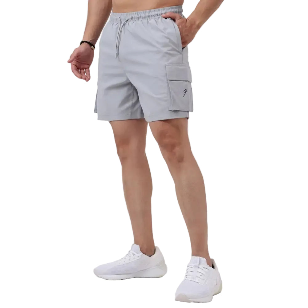 Delta Cargo Shorts Light Grey - Shorts