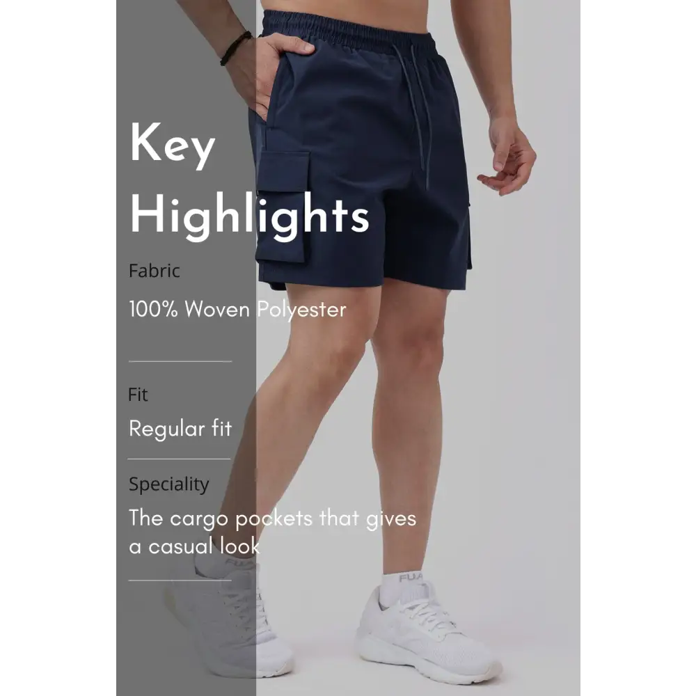 Delta Cargo Shorts Navy - Shorts