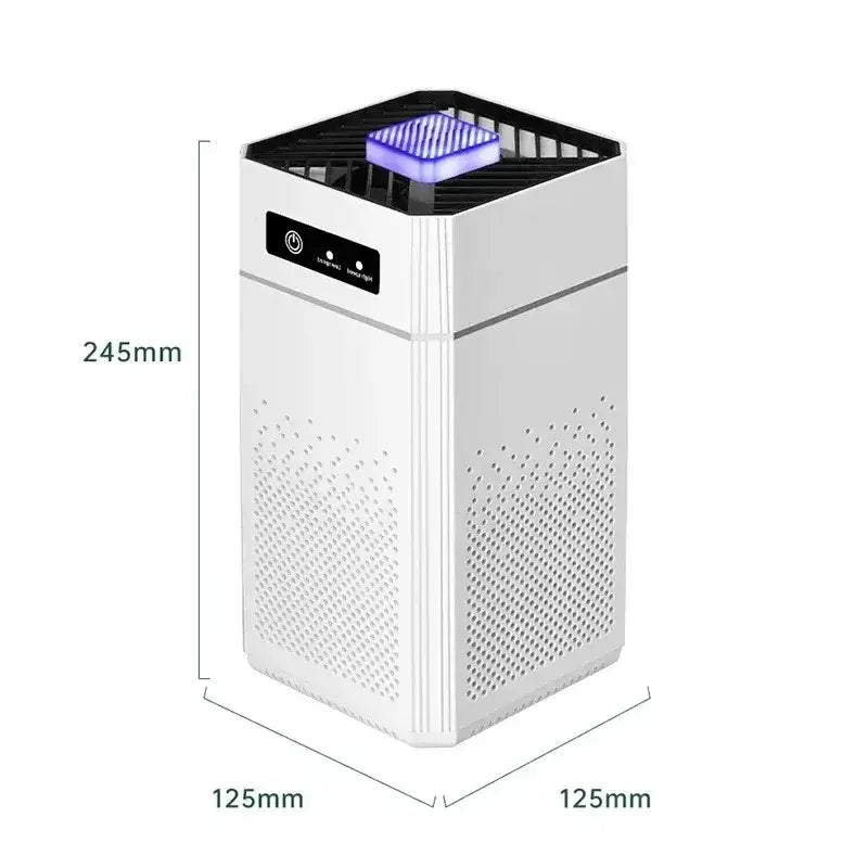 Desktop Negative Ion Air Purifier – Portable HEPA Air Cleaner & Odor Remover - HBC