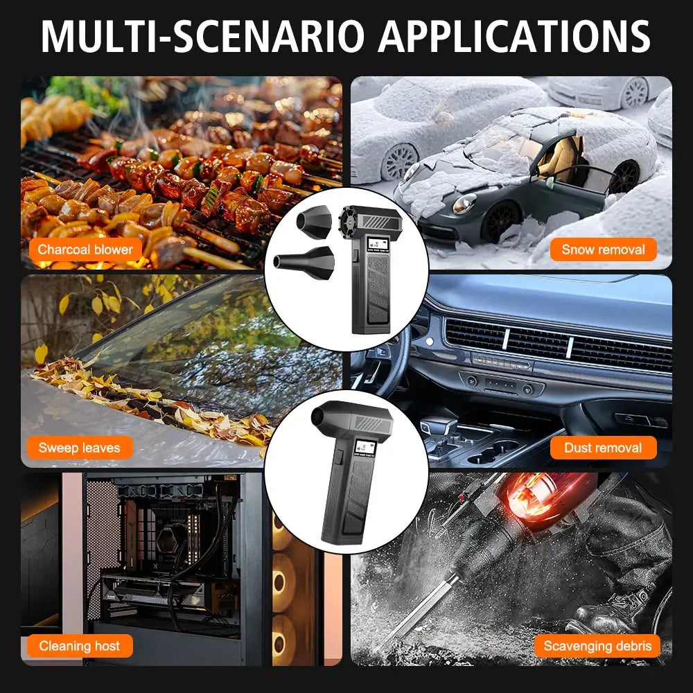 Digital Air Pump With LED Light Wireless Tire Inflator Air Compressor Portable Tire Pressure Gauge LCD Display 150PSI