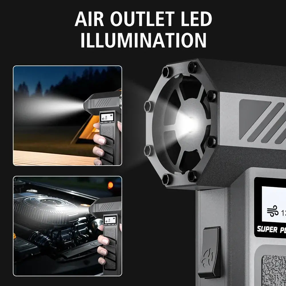 Digital Air Pump With LED Light Wireless Tire Inflator Air Compressor Portable Tire Pressure Gauge LCD Display 150PSI