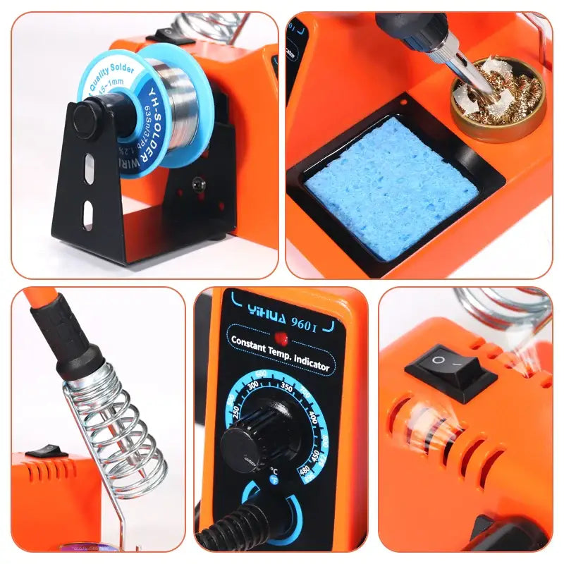 Digital Electric Soldering Iron Kit with Helping Hands (different plug type available) - HBC