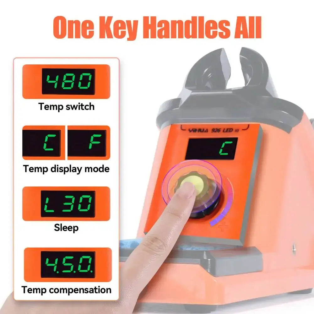 Digital Electric Soldering Iron Kit with Helping Hands (different plug type available) - HBC