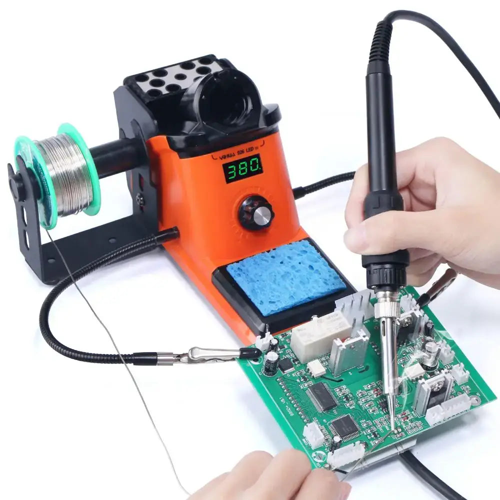 Digital Electric Soldering Iron Kit with Helping Hands (different plug type available) - HBC