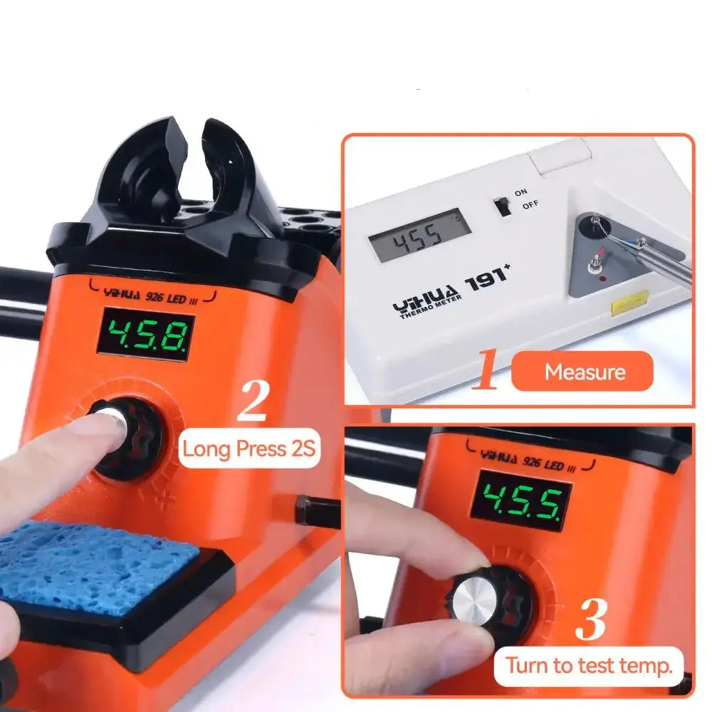 Digital Electric Soldering Iron Kit with Helping Hands (different plug type available) - HBC