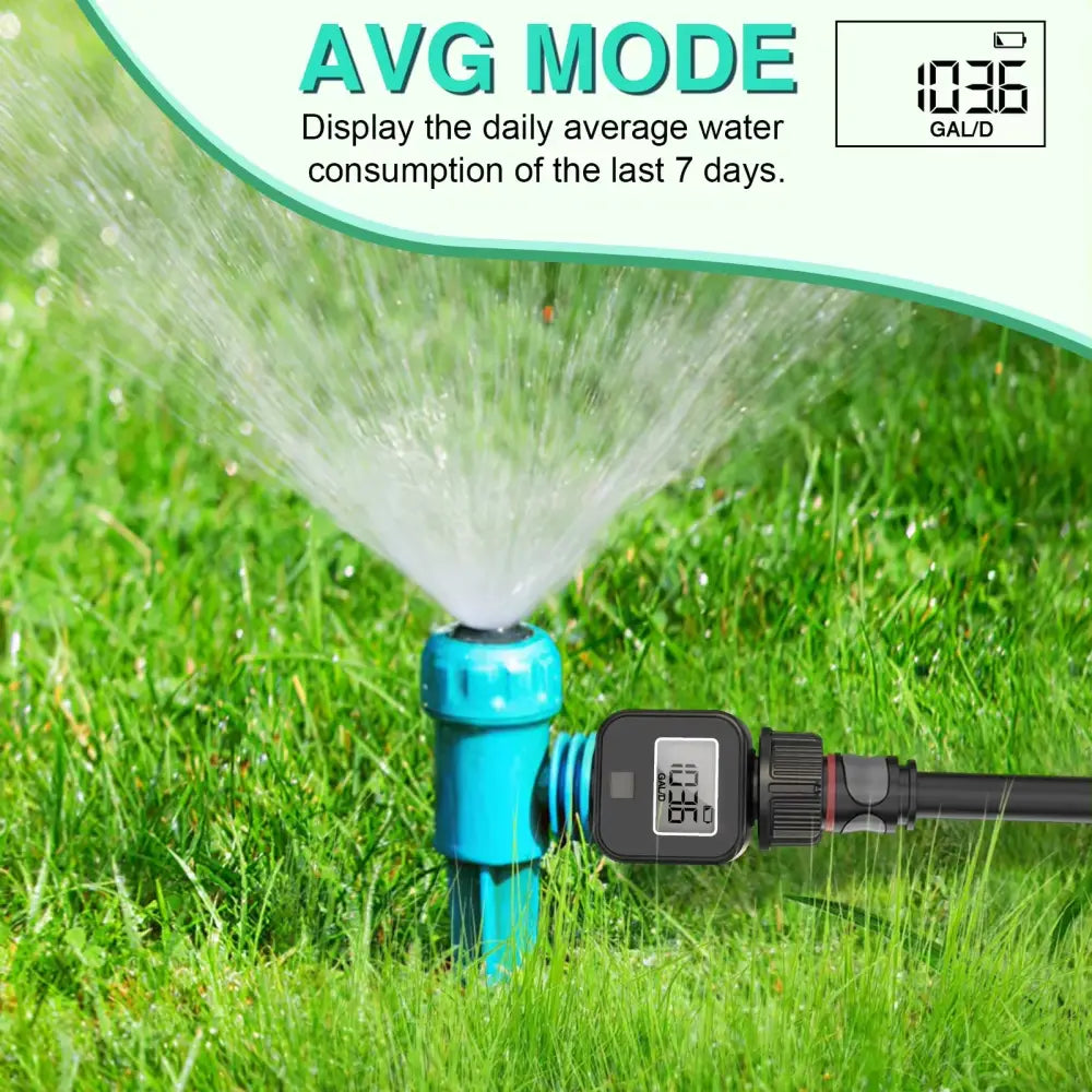 Digital LCD Water Flow Meter for Garden Irrigation (2 models available) - SS