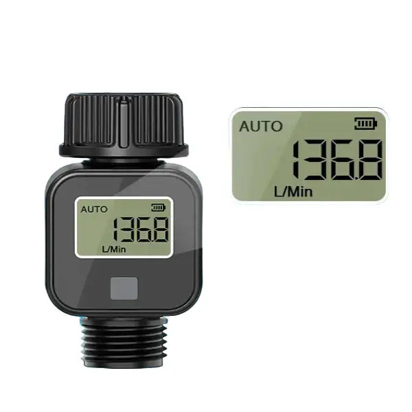 Digital LCD Water Flow Meter for Garden Irrigation (2 models available) - SS