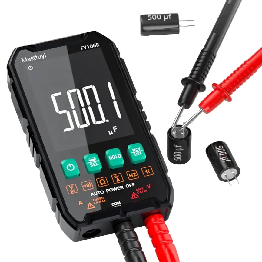 Digital Multimeter 600V AC/DC True RMS Auto-Range Tester (2 models available) - HBC
