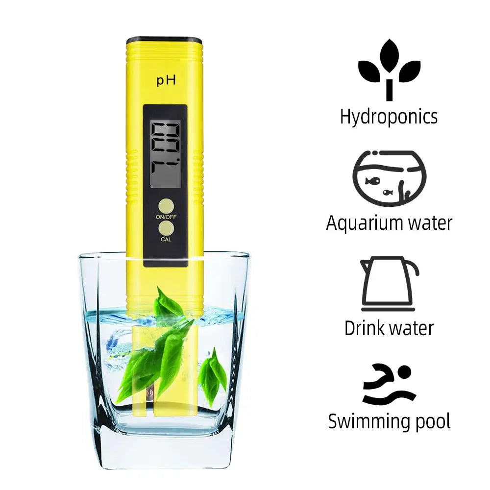 Digital pH & TDS/EC Water Quality Tester - HBC