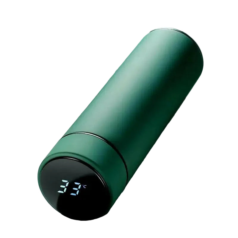 Digital Thermal Water Bottle 500mL | Leakproof Stainless Steel Vacuum Flask for Coffee Milk & More!