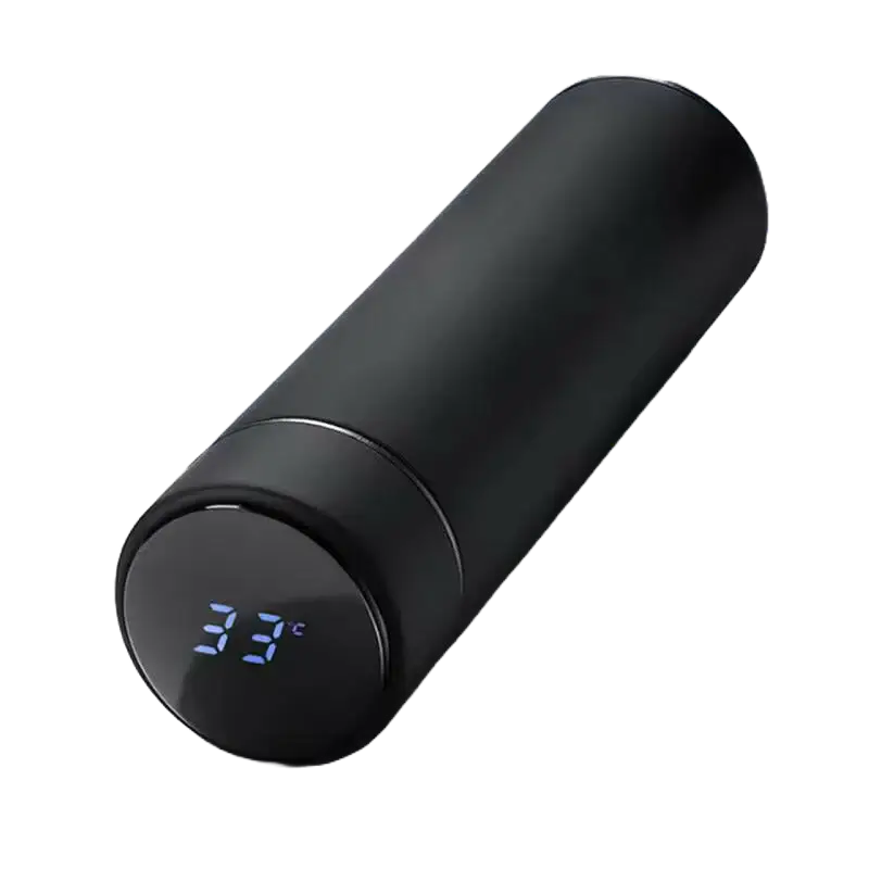 Digital Thermal Water Bottle 500mL | Leakproof Stainless Steel Vacuum Flask for Coffee Milk & More!