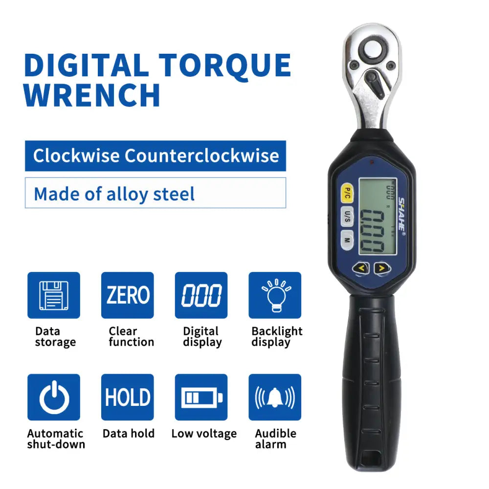 Digital Torque Wrench (1/4″ 3/8″ 1/2″) (different models available) - HBC