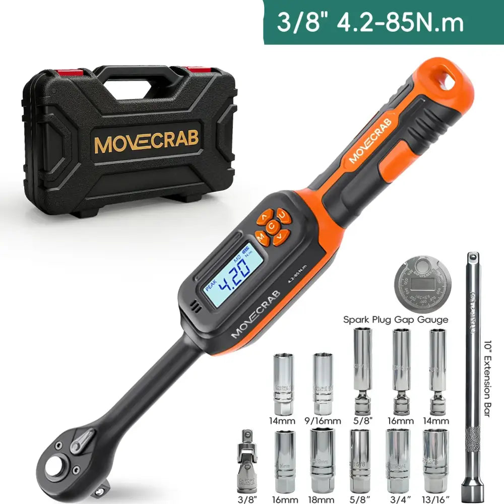 Digital Torque Wrench 1.5–340 N·m (±2% Accuracy) (different models available) - 14-pc-set-sparkplugs / Torque Wrench