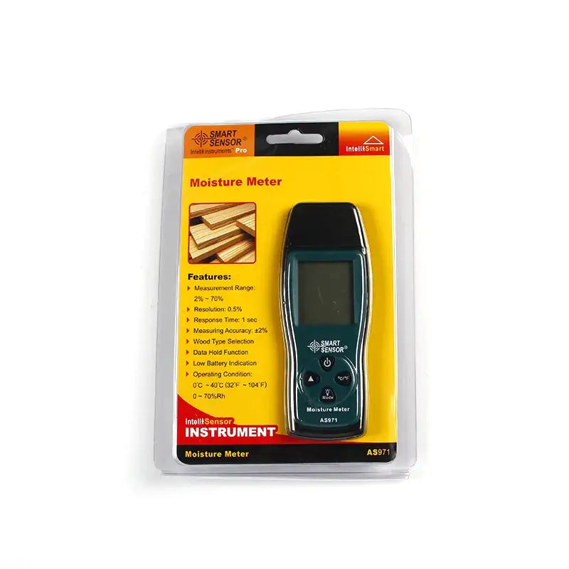 Digital Wood Moisture Meter Timber Damp Detector paper moisture analyzer with Measuring Range 2% ~70%