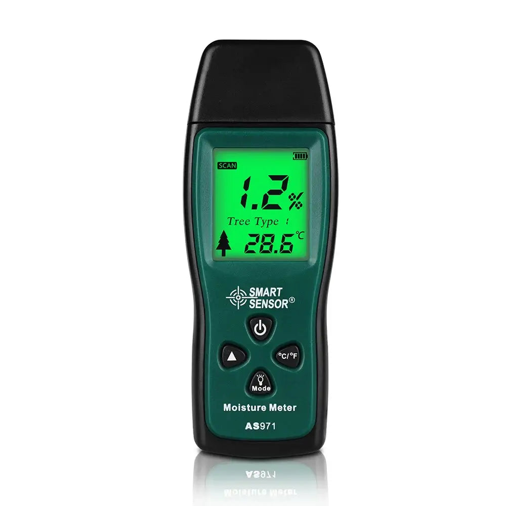 Digital Wood Moisture Meter Timber Damp Detector paper moisture analyzer with Measuring Range 2% ~70%