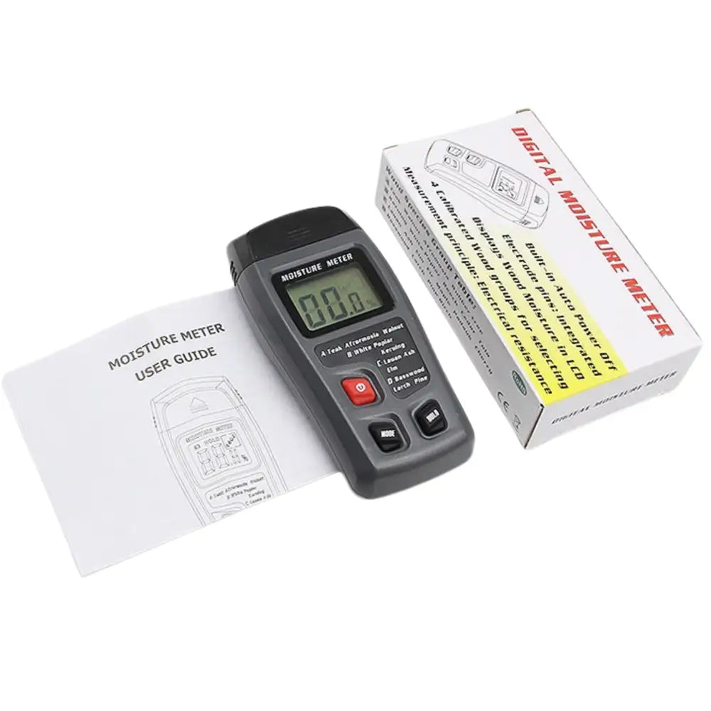 Digital Wood Moisture Meter With 2 Pins & a Large LCD Display