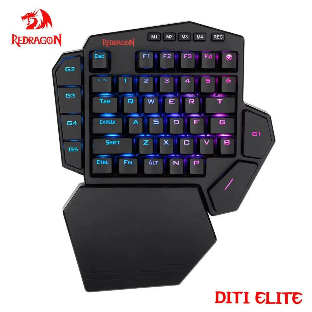 DITI ELITE K585 RGB Wireless One-Handed Mechanical Gaming Keyboard - K585Rgb-Ks / Green Shaft