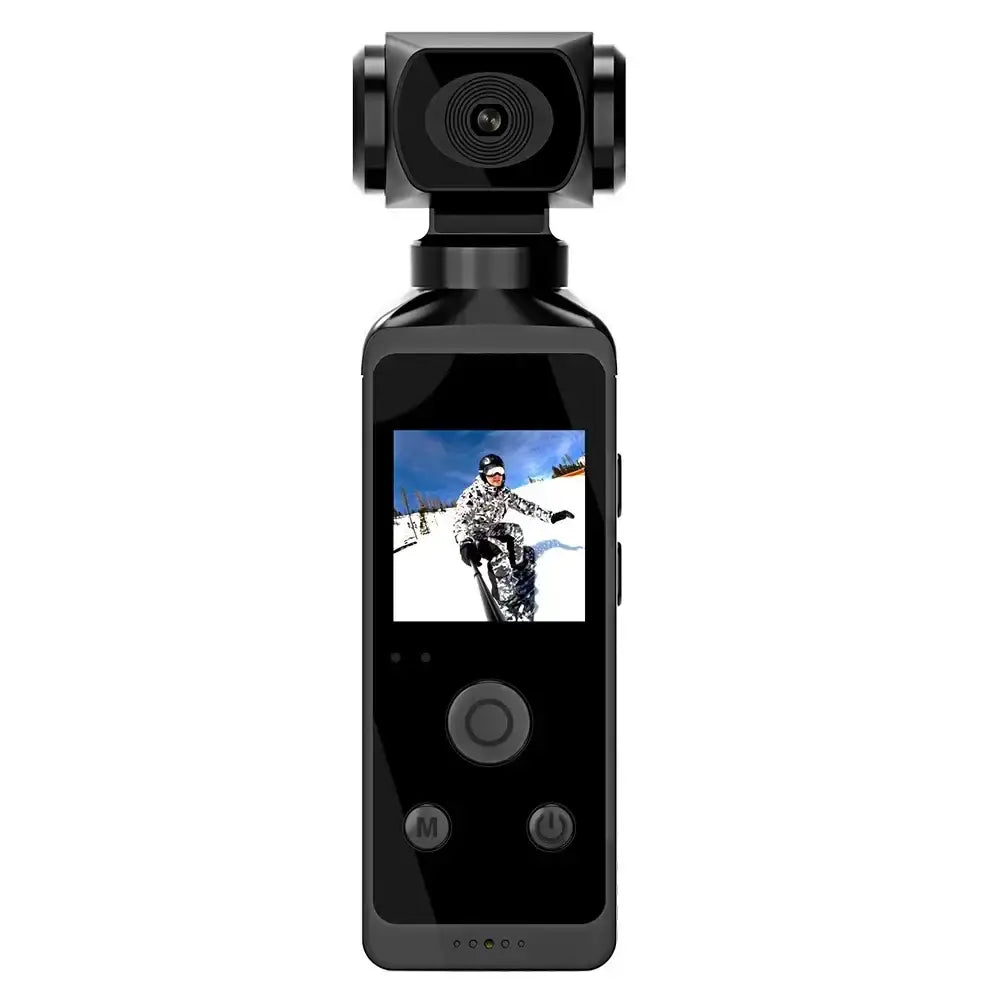 DIXSG 4K 1080P WiFi Full HD Mini Camcorder with 270° Rotation and Waterproof Case for Outdoor Sports Documentation