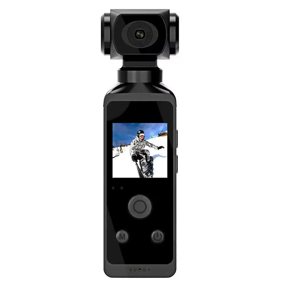 DIXSG 4K 1080P WiFi Full HD Mini Camcorder with 270° Rotation and Waterproof Case for Outdoor Sports Documentation