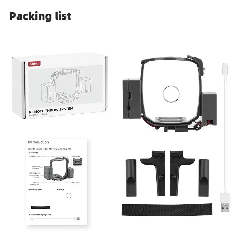 DJI Mavic 2 Drone Dropper - Airdrop System / DJI Mavic 2 Pro/Zoom - HBC