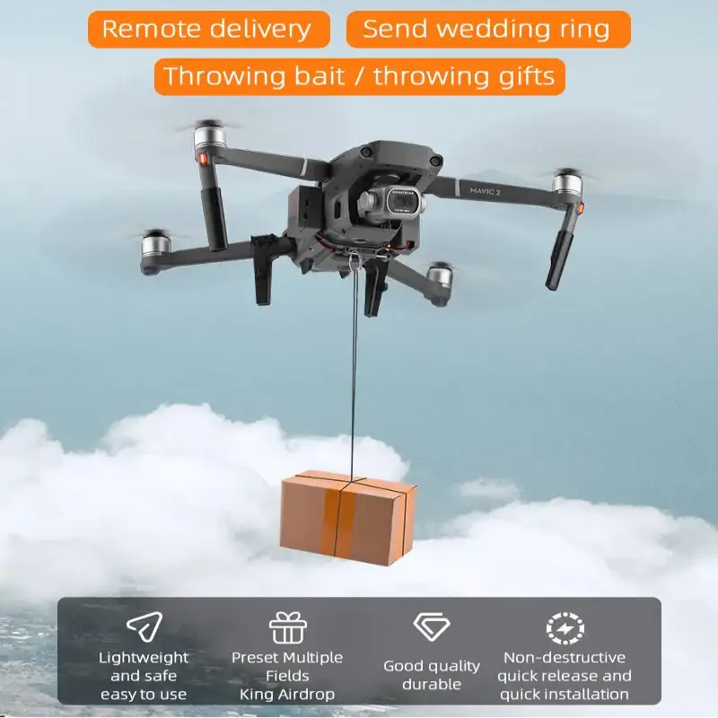 DJI Mavic 2 Drone Dropper - Airdrop System / DJI Mavic 2 Pro/Zoom - HBC