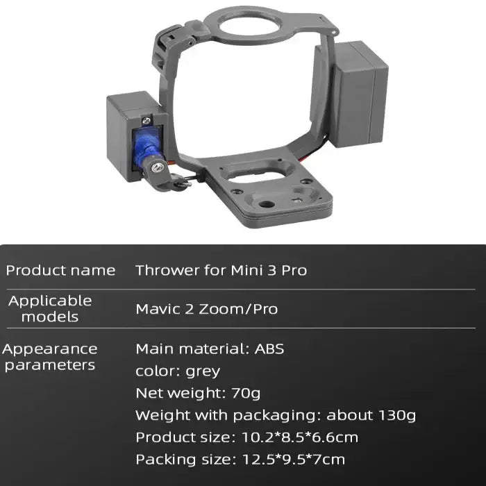 DJI Mavic 2 Drone Dropper - Airdrop System / DJI Mavic 2 Pro/Zoom - HBC