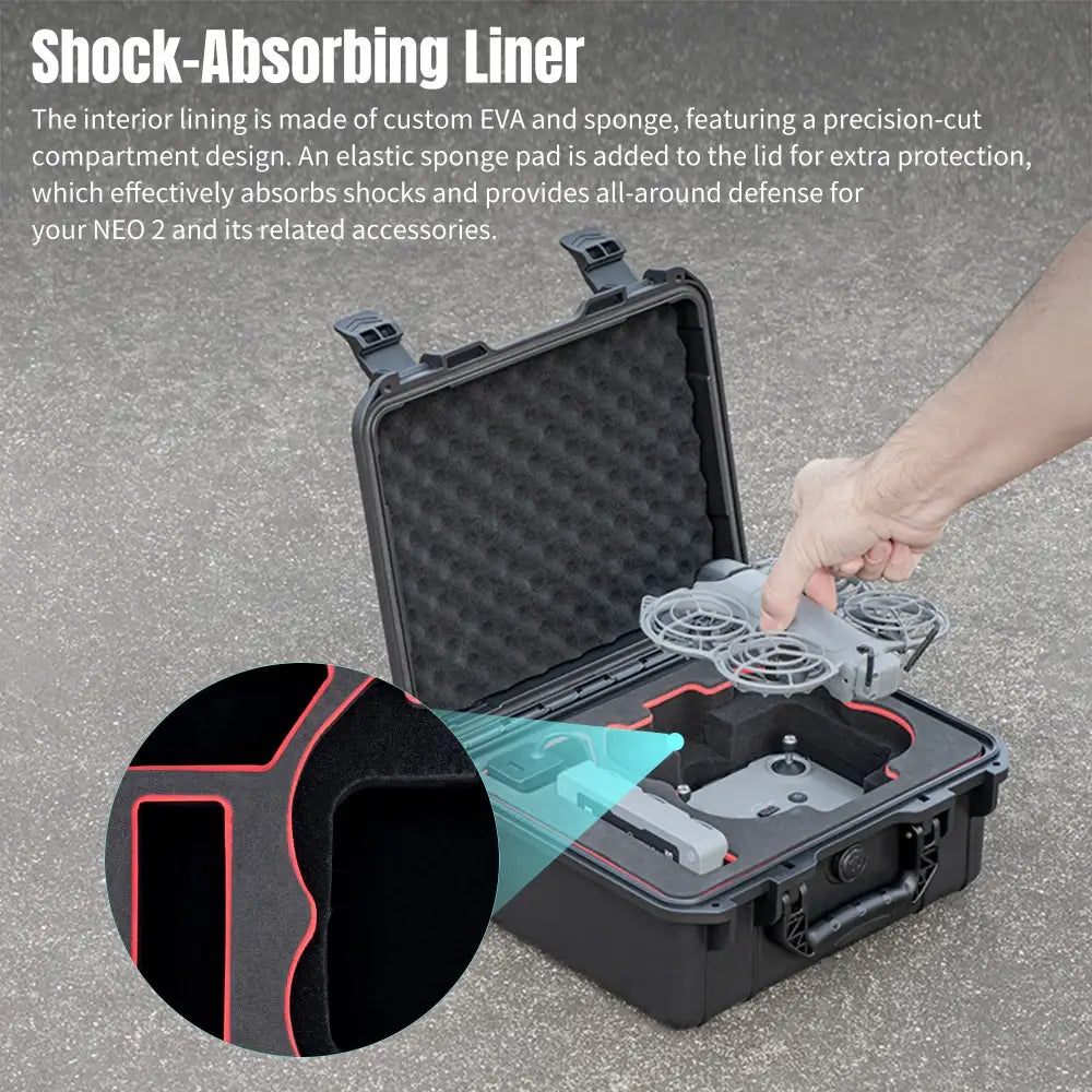 DJI Neo 2 Carrying Case with RC-N2 Controller - Storage Case / DJI Neo 2 with RC-N2 - HBC