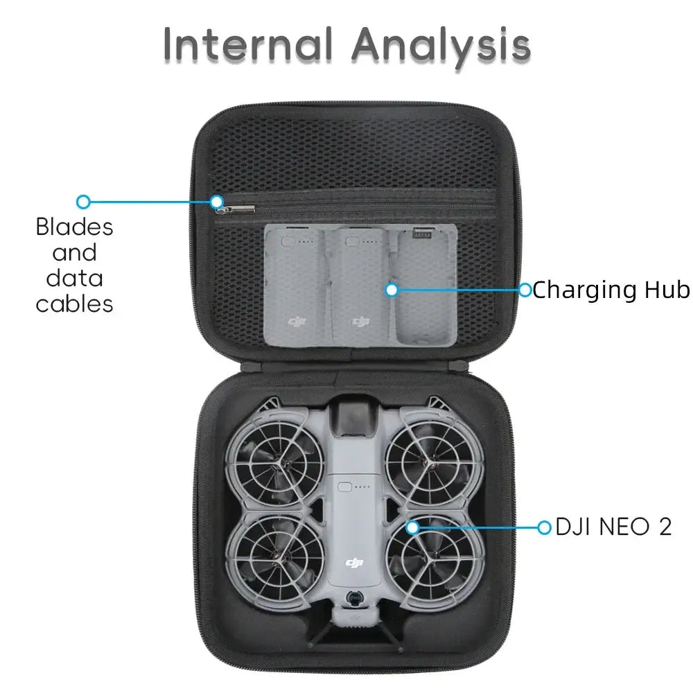 DJI Neo 2 Waterproof Carrying Handbag (Black & Grey) - HBC