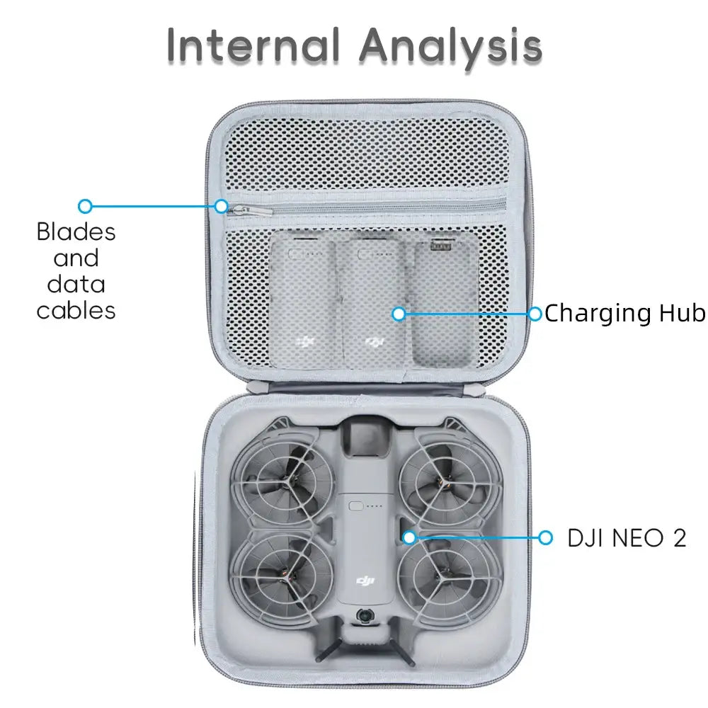 DJI Neo 2 Waterproof Carrying Handbag (Black & Grey) - HBC