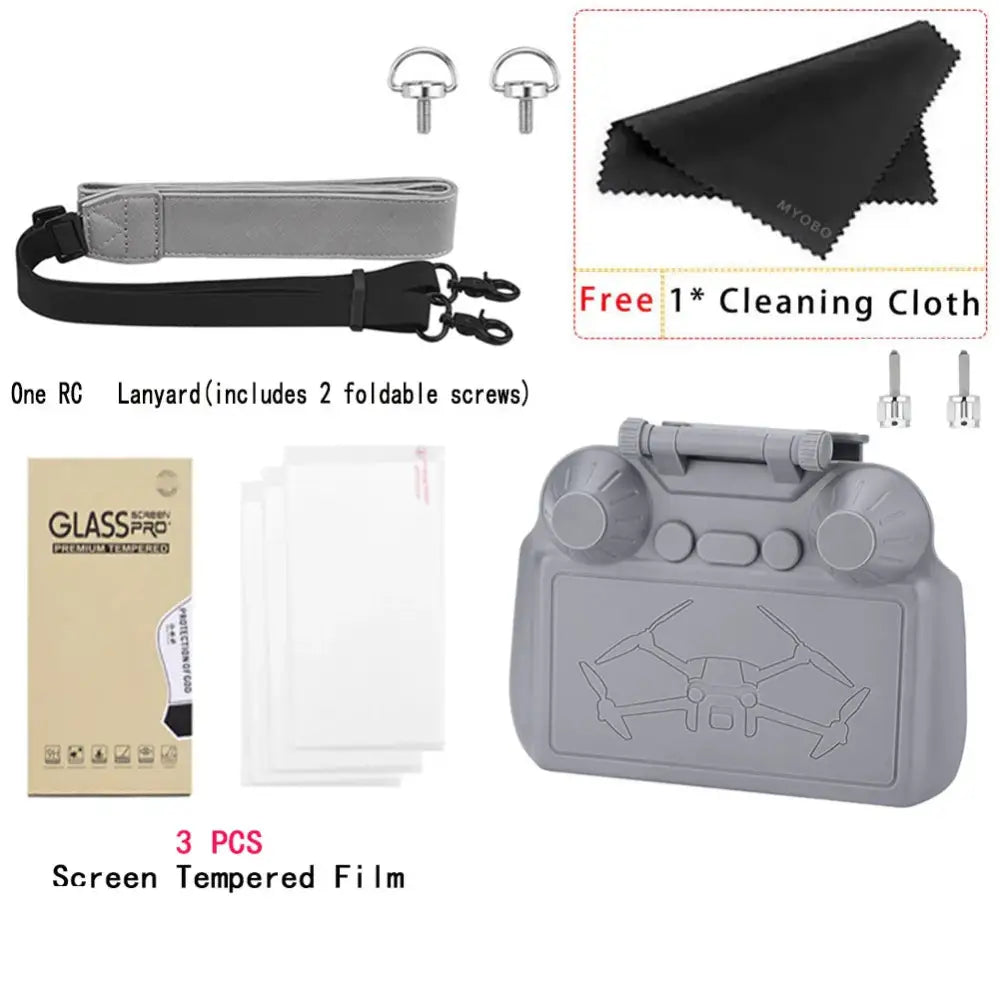 DJI RC Screen Protector & Sun Hood Cover - Kit 2 / DJI RC 1/2 / Screen Protector Shell - HBC