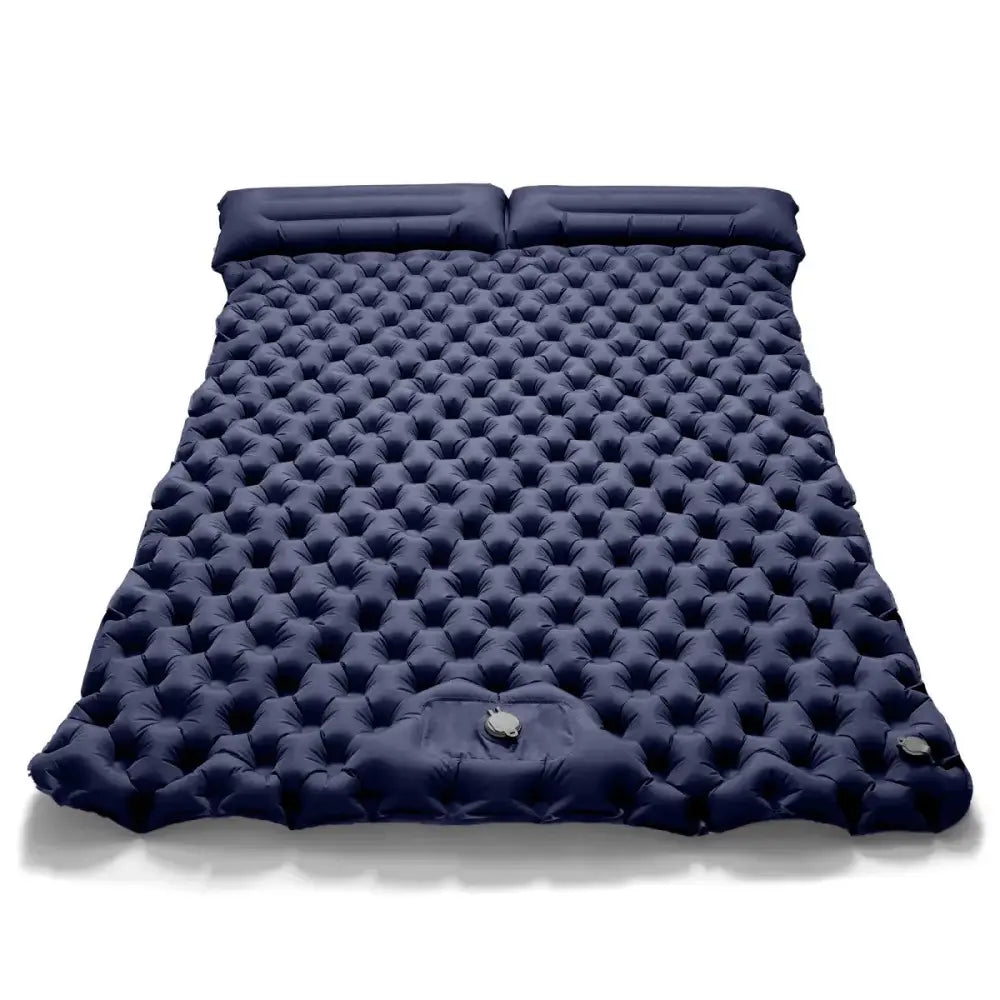 Double Inflatable Camping Mattress (available in 7 colours) - Navy Blue / Sleeping Pad - SS