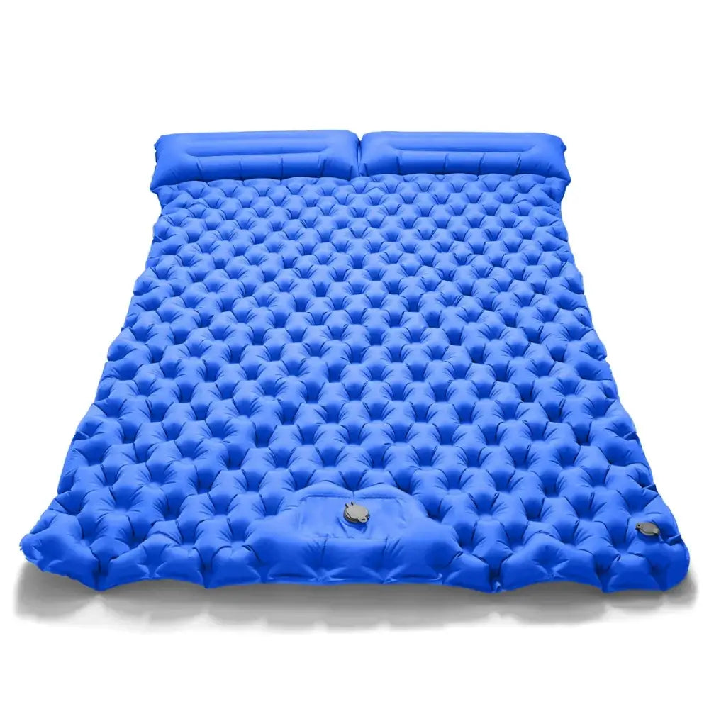 Double Inflatable Camping Mattress (available in 7 colours) - Royal Blue / Sleeping Pad - SS