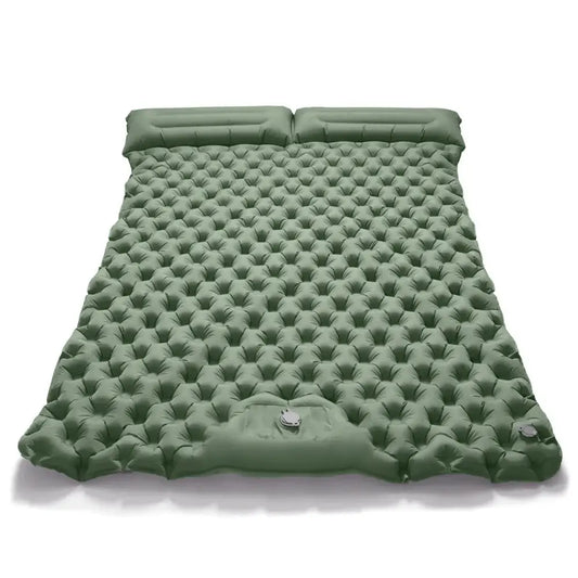 Double Inflatable Camping Mattress (available in 7 colours) - Spring Rain Green / Sleeping Pad - SS
