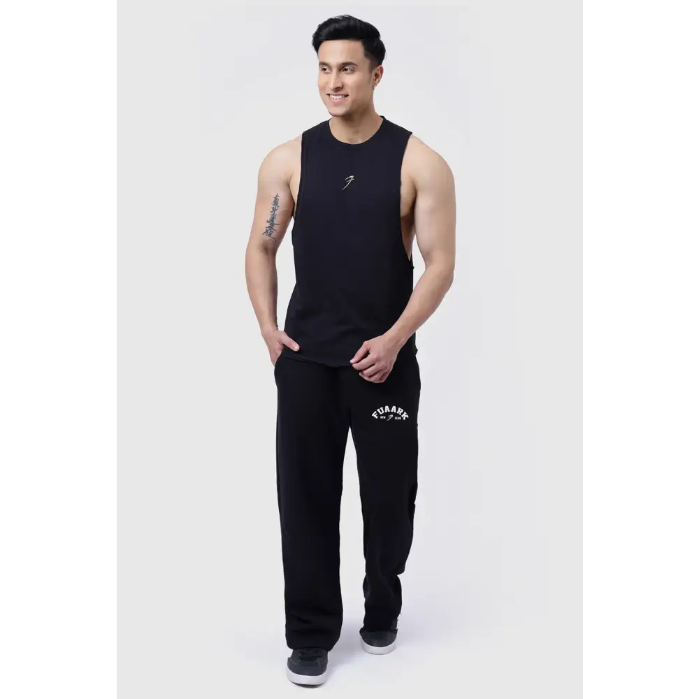 Drift Deep Arm Tank Black - Vest