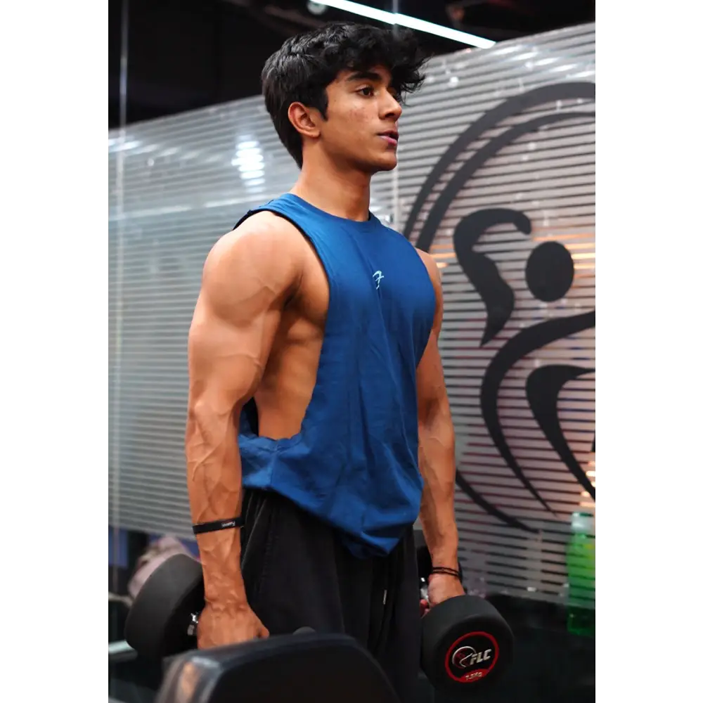 Drift Deep Arm Tank Teal - Vest