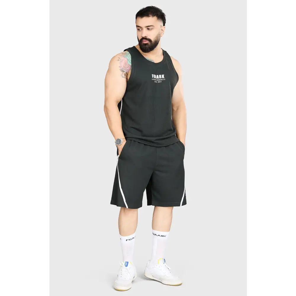 Drip Oversized Tank Olive - Vest
