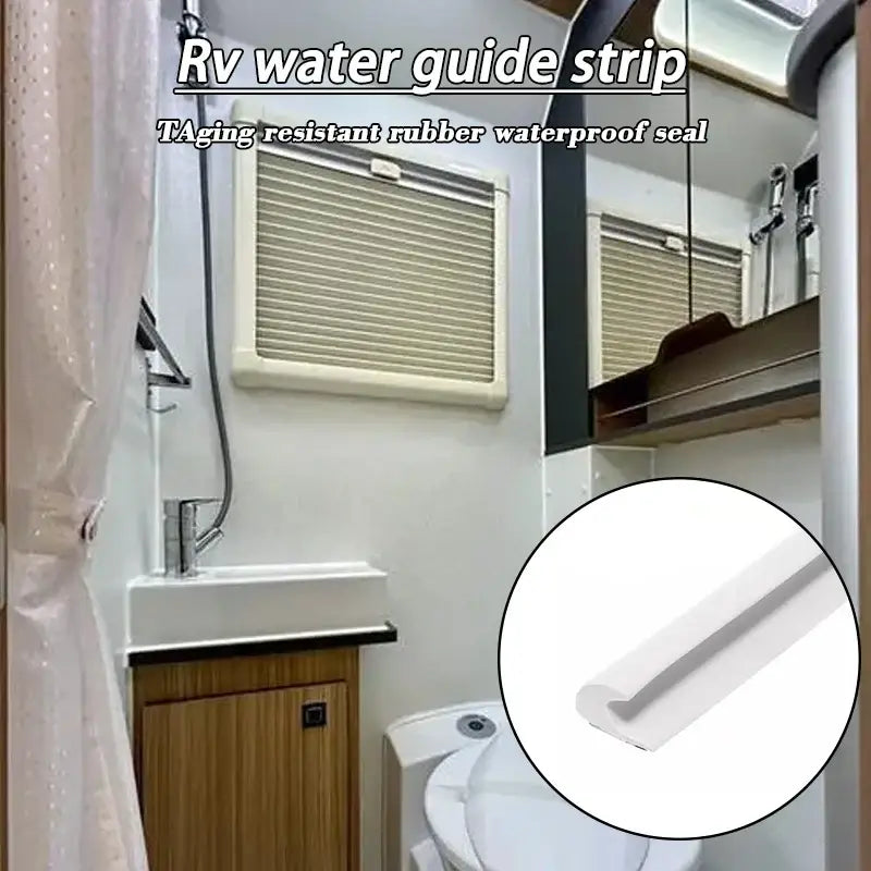 Drip-Stop Mini Gutter – Caravan & RV Rain Guard Strip (different sizes available) - HBC