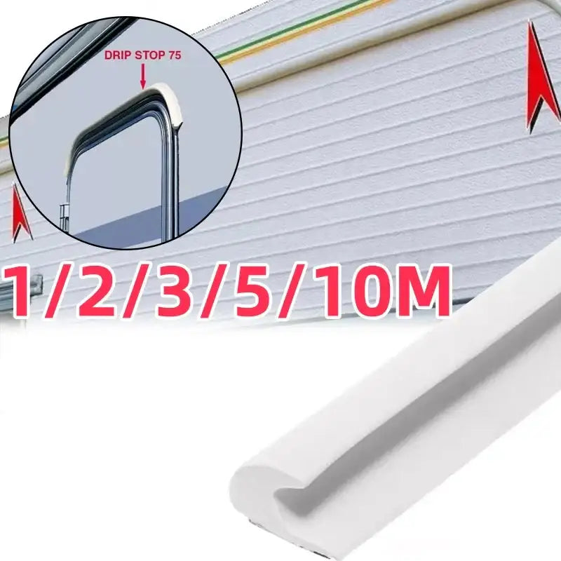 Drip-Stop Mini Gutter – Caravan & RV Rain Guard Strip (different sizes available) - HBC